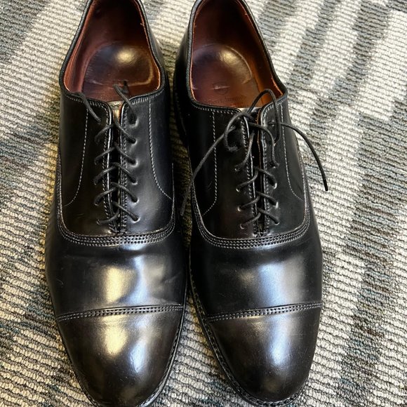 Allen Edmonds Park Avenue Shell Cordovan Cap-toe Oxford Black Size 11.5 3E main image 6